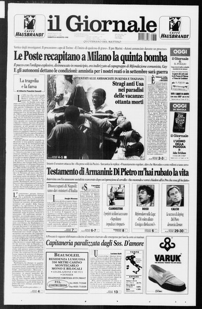 Il giornale : quotidiano del mattino